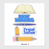 Auteur Leuk Schrijven Slogans Epic Style Sticker (Vel)