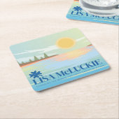 Auteur Lisa McLuckie Drink Coasters Kartonnen Onderzetters (Schuin)