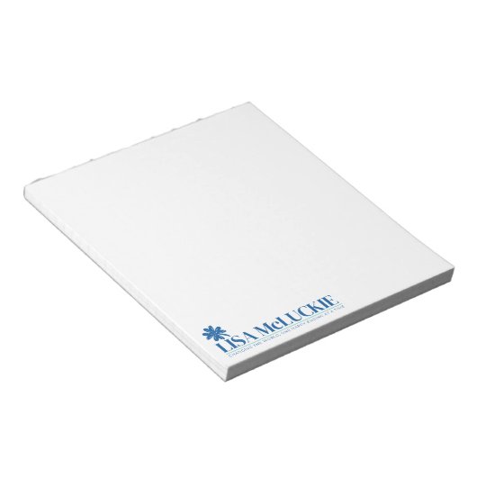 Auteur Lisa McLuckie Notitieblok (Schuin)