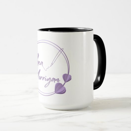 Auteur Logo Mok van RheAccents (Voorkant rechts)