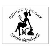 Auteur Logo (Nicole Strycharz) Rubberstempel (Afrduk)