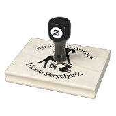 Auteur Logo (Nicole Strycharz) Rubberstempel (Stempel)