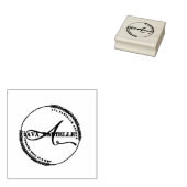 Auteur Logo's (Ava Danielle) Rubberstempel (Gestempeld)