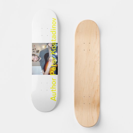 Auteur Petar Kostadinov Skateboard (Voorkant)