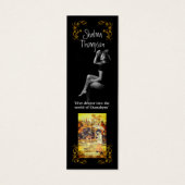 Auteur Promotie Black Gold Leaf Mini Visitekaartjes (Voorkant)