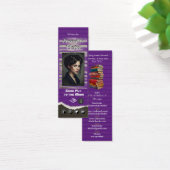 Auteur Promotie Paarse Sci Fi Fantasy Mini Visitekaartjes (Bureau)