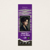 Auteur Promotie Paarse Sci Fi Fantasy Mini Visitekaartjes (Voorkant)