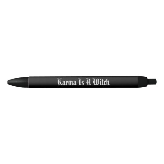 Auteur Promotie Zwarte Inkt Pen (Voorkant)