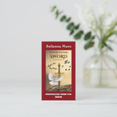 Auteur promotiemateriaal Bourgondië Visitekaartje (Staand voorkant)