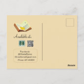 Auteur promotiemateriaal Gilded Edge Briefkaart (Achterkant)