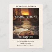 Auteur promotiemateriaal Gilded Edge Uitnodiging Briefkaart (Voorkant)