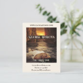 Auteur promotiemateriaal Gilded Edge Uitnodiging Briefkaart (Staand voorkant)