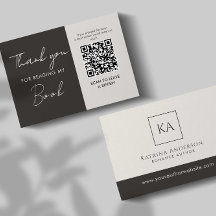 Auteur QR-code Boekrecensie Verzoek Minimaal