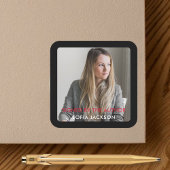 Auteur Schrijver Boek Singing Autographed Bookplat Vierkante Sticker