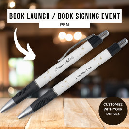 Auteur Schrijver Boeklancering Signing Promotionel Pen