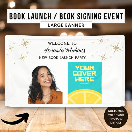 Auteur Schrijver Boekpresentatie Feestelijke Ontva Spandoek