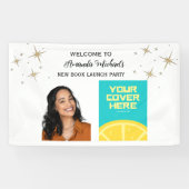 Auteur Schrijver Boekpresentatie Feestelijke Ontva Spandoek (Horizontaal)