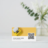 Auteur schrijver QR-code Visitekaartje (Staand voorkant)