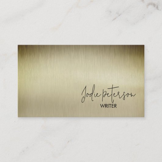 Auteur schrijver schrijver schrijver visitekaartje (Voorkant)
