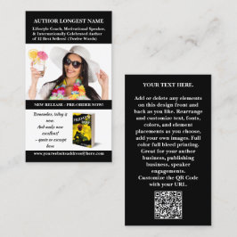 Auteur Schrijver Speaker Boek Promotie QR Code Zwa Visitekaartje