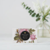 Auteur, schrijver Visitekaartje - Roos Feminine (Staand voorkant)