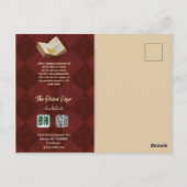 Auteur Schrijverspromotie Bourgondië Briefkaart (Achterkant)