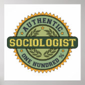 Auteur-socioloog Poster (Voorkant)