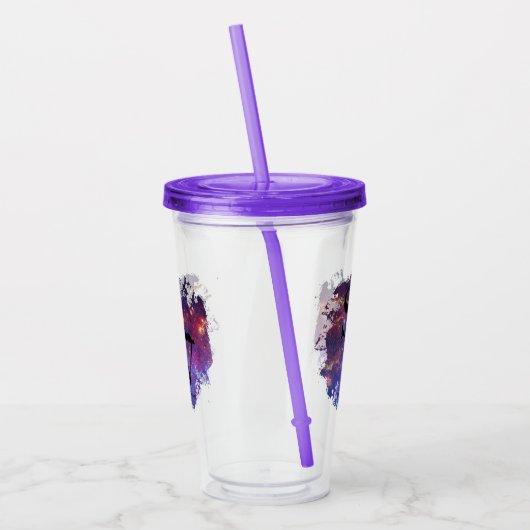 Auteur Stephanie West Acryl Drinkbeker (Links)