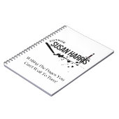 Auteur Susan Harris Notitieboek (Linkerzijde)