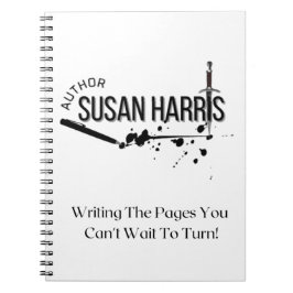 Auteur Susan Harris Notitieboek