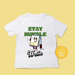 Auteur T-shirt Inspiratie Quote Unisex T-shirt