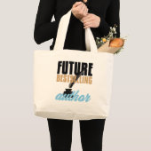 Auteur toekomstige bestsellende schrijver grote tote bag (Voorkant (product))