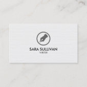 Auteur Visitekaartje (Voorkant)