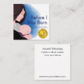 Auteur-Visitekaartje Vierkante Visitekaartje (Voorkant / Achterkant)