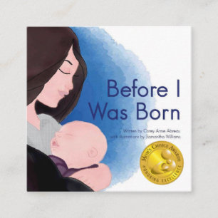 Auteur-Visitekaartje Vierkante Visitekaartje