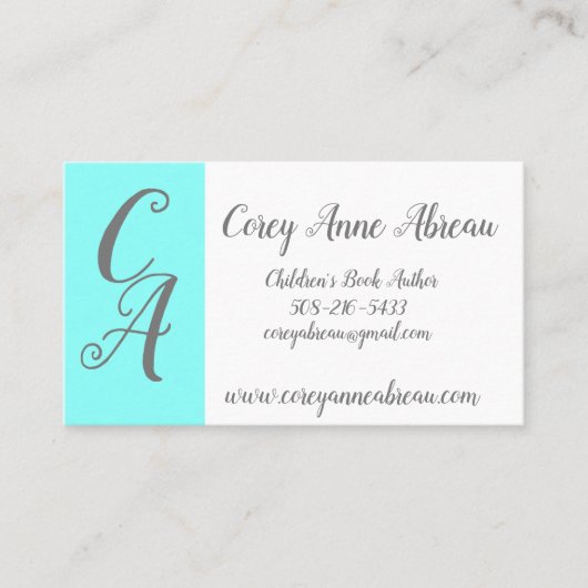 Auteur-Visitekaartje Visitekaartje (Voorkant)