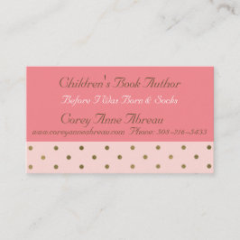 Auteur-Visitekaartje Visitekaartje