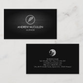 Auteur Writer Publishing Visitekaartje (Voorkant / Achterkant)