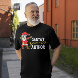 Auteur Xmas Shirten, Funny Dabbing Santa Tri-Blend Shirt
