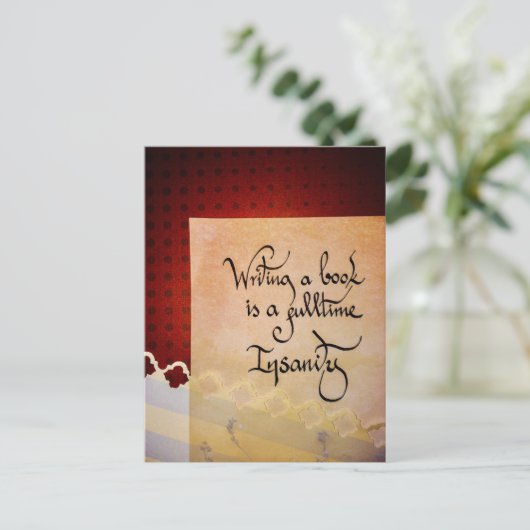 Auteurs CREED manifest Briefkaart (Staand voorkant)