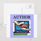 AUTEURS en schrijvers Briefkaart (Voorkant / Achterkant)