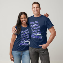 Auteurs kunnen een scène leuke roman slogan maken t-shirt