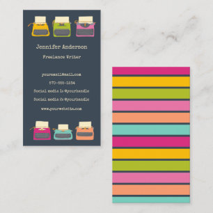 Auteurs Schrijvers Redacteurs Aangepaste schrijfma Visitekaartje