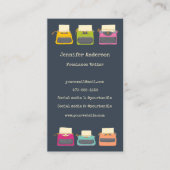 Auteurs Schrijvers Redacteurs Aangepaste schrijfma Visitekaartje (Voorkant)
