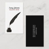 AUTEURS & SCHRIJVERS Visitekaartje (Voorkant / Achterkant)