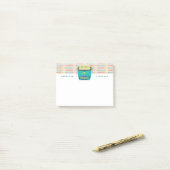 Auteurs van de Schrijvers van de schrijfmachine Post-it® Notes (Op bureau)