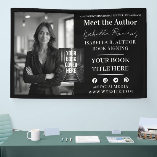 Auteursboek Ondertekening & Lancering Evenement Pr Spandoek (Beurs)