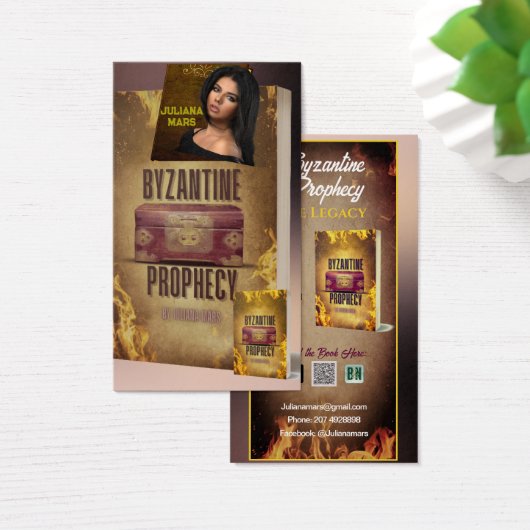 Auteursboek Promotiemateriaal Profielkaarten Visitekaartje (Bureau)