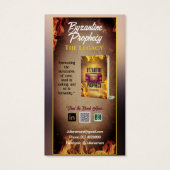 Auteursboek Promotiemateriaal Profielkaarten Visitekaartje (Achterkant)