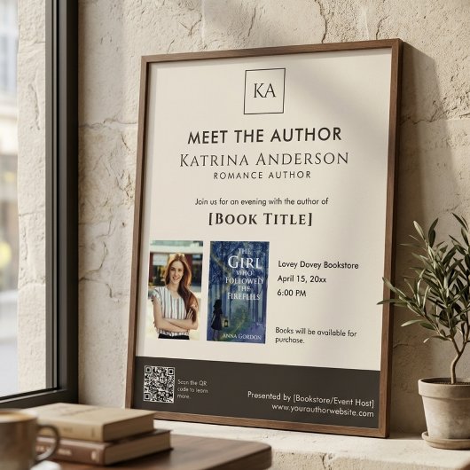 Auteurspresentatie Evenement Aangepaste Boek Signi Perfect Poster